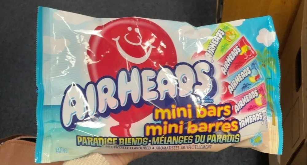 Airheads mini barres mélange du paradis