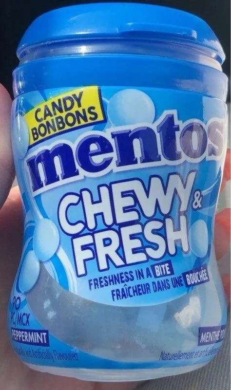 mentos chewy and fresh