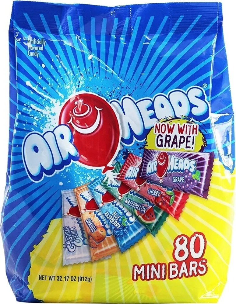 Air Heads mini bars assorted flavors