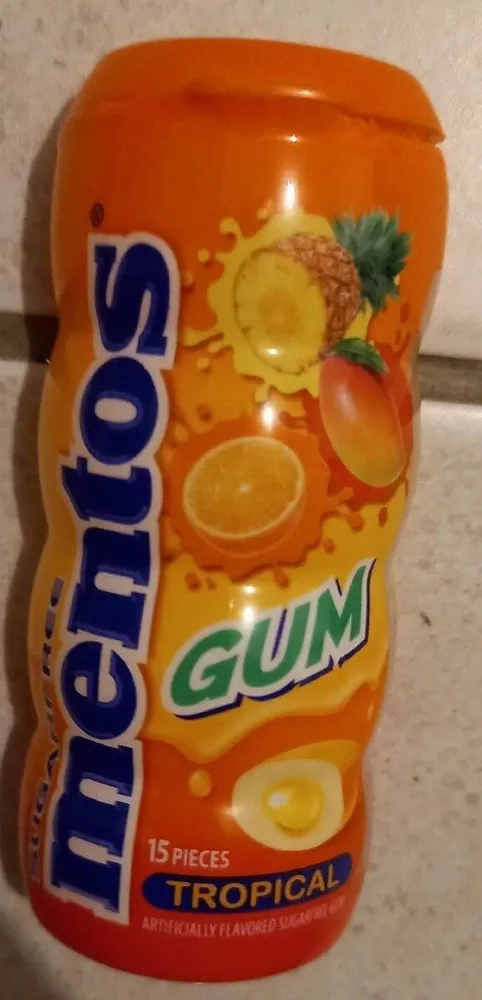 Mentos gum tropical