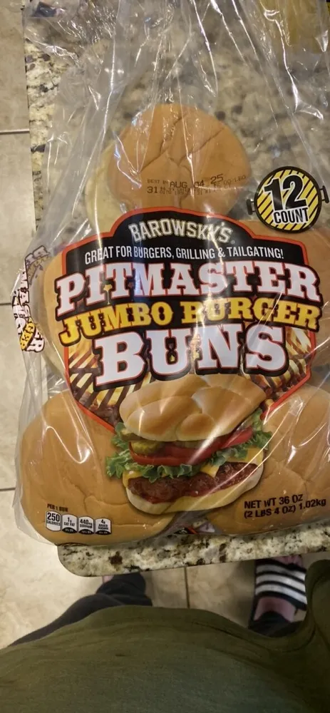 PITMASTER JUMBO BURGER BUNS