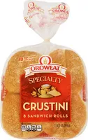Oroweat specialty crustini sandwich rolls