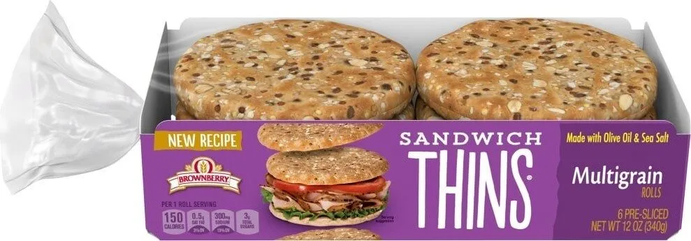 Multigrain sandwich thins count
