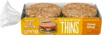 Honey wheat sandwich thins count