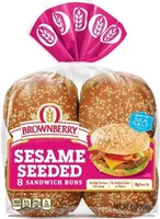 Sesame seeded sandwich buns count