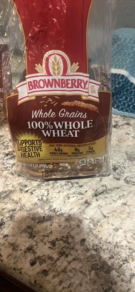 100% Whole Wheat Bread