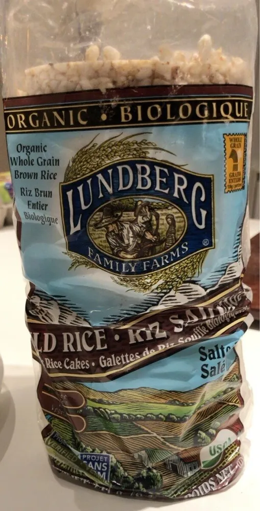 Wild Rice Organic Rice Cakes Lightly Salted