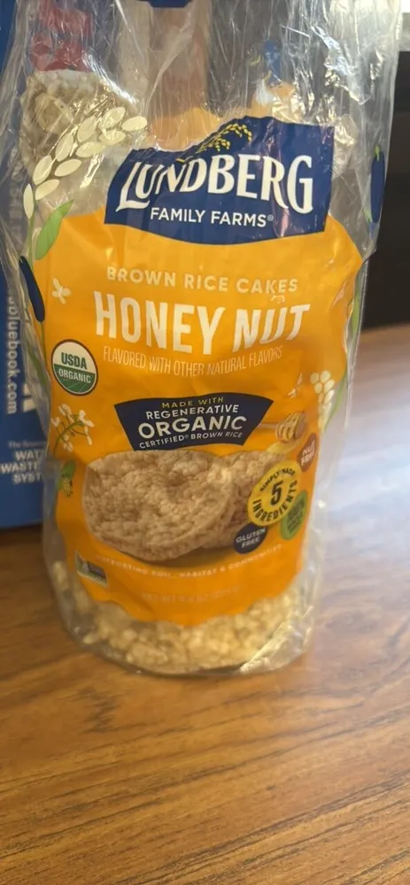 Brown Rice Cakes Honey Nut