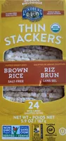 Organic Thin Stackers Brown Rice Salt-Free