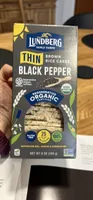 THIN Brown Rice Cakes Black Pepper