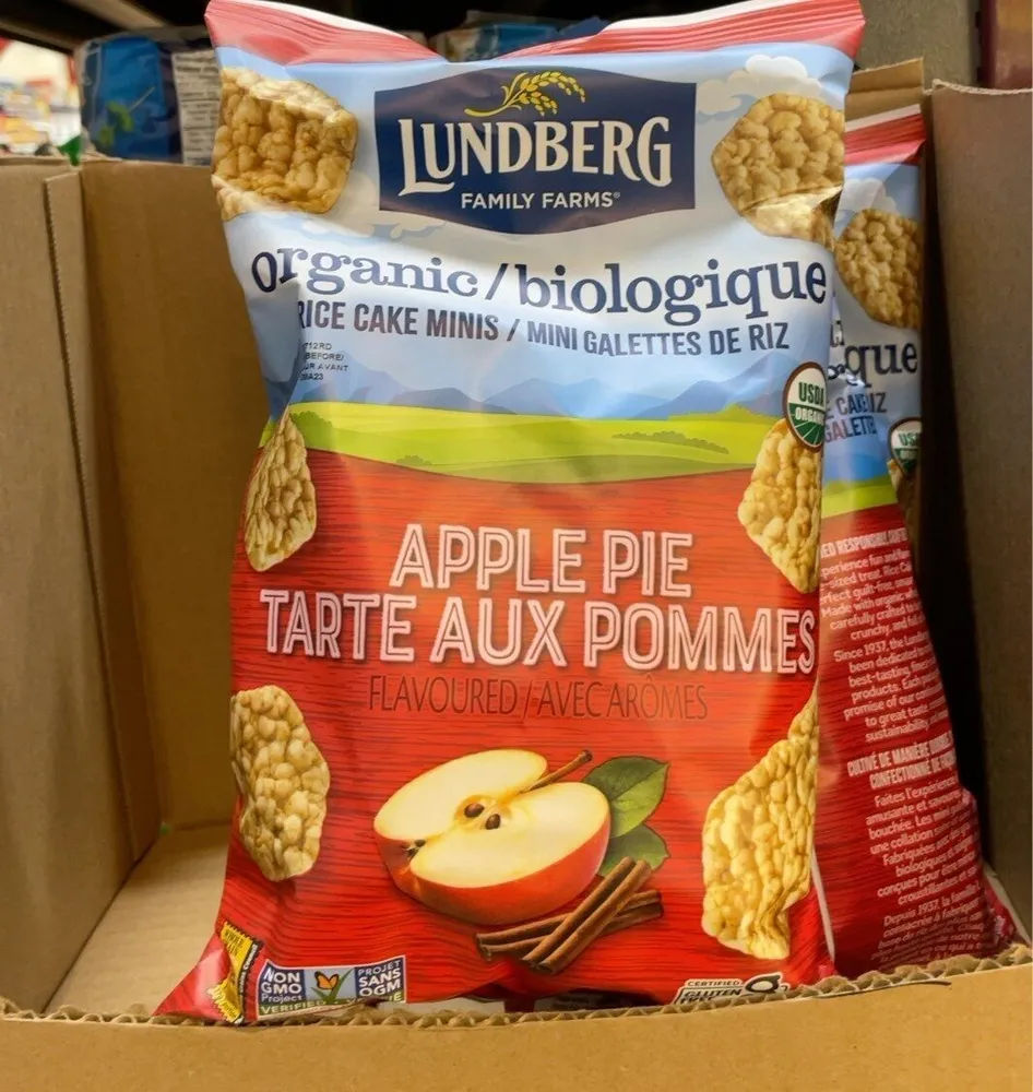 Organic Rice Cake, Minis, Apple Pie