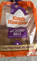 Ube coconut roll