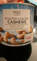 Roasted & salted cashews