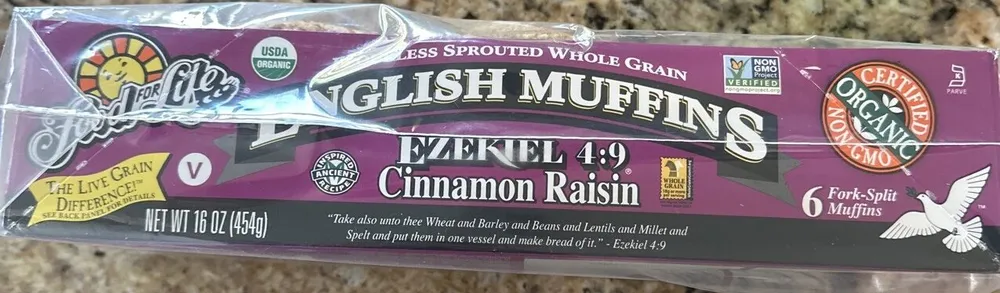English Muffins Cinnamon Raisin