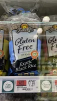 Food for life, gluten free, exotic black rice bread