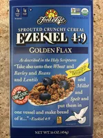 SPROUTED CRUNCHY CEREAL EZEKIEL 4:9 GOLDEN FLAX