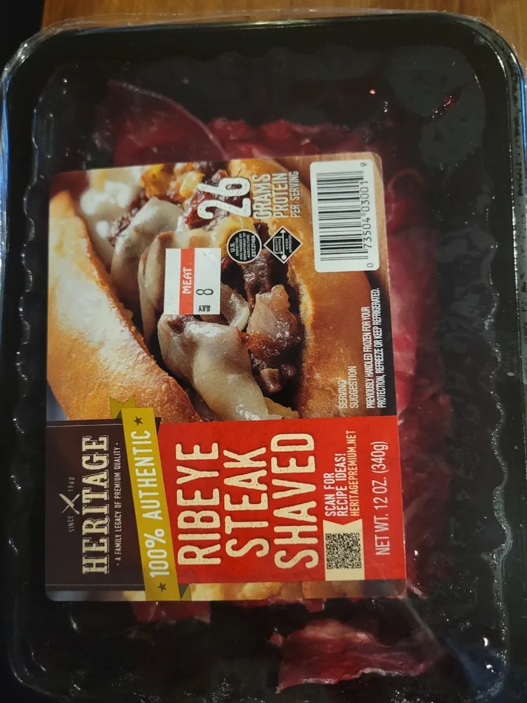 Ribeye Steak Shaved