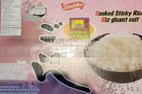 Riz gluant cuit