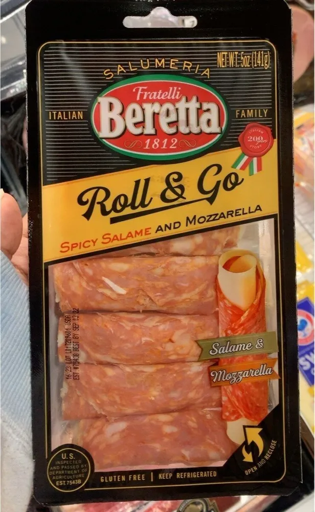 Roll & Go Spicy Salame and Mozzarella