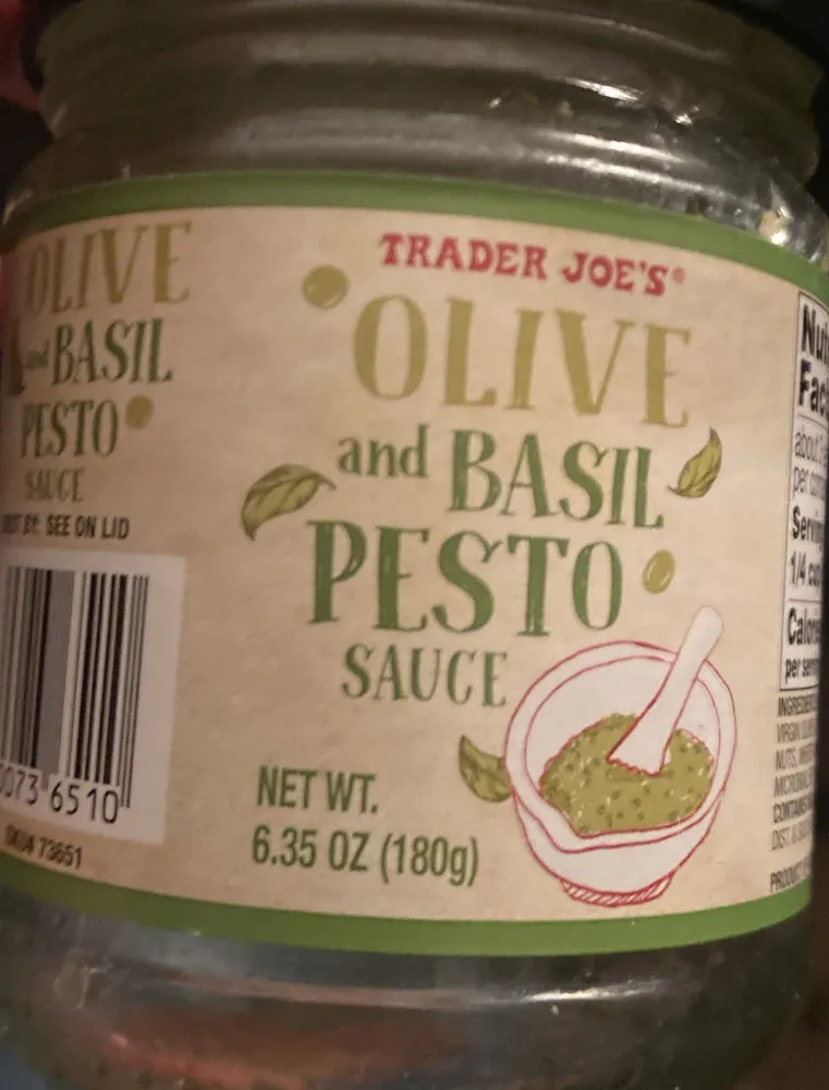 Olive and Basil Pesto Sauce