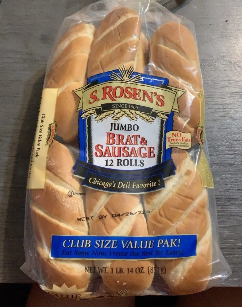 Jumbo Brat & Sausage Rolls