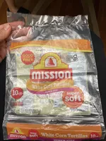 White corn super size tortillas, white corn 10