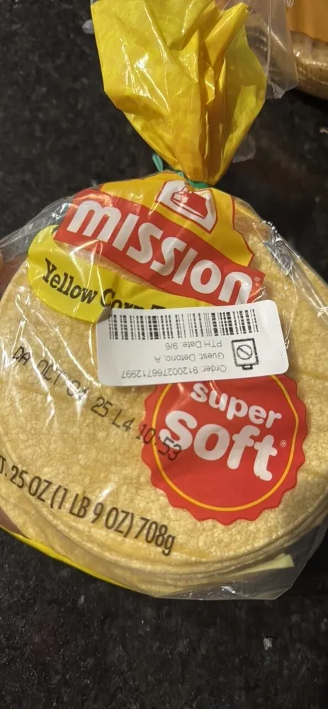 Yellow Corn Tortillas