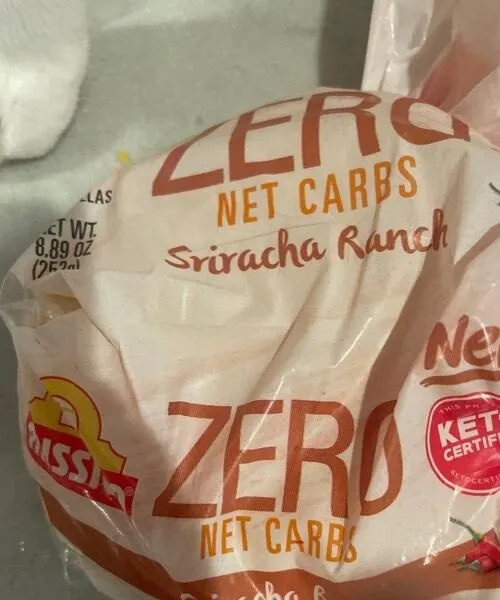 Zero net carb  tortilla