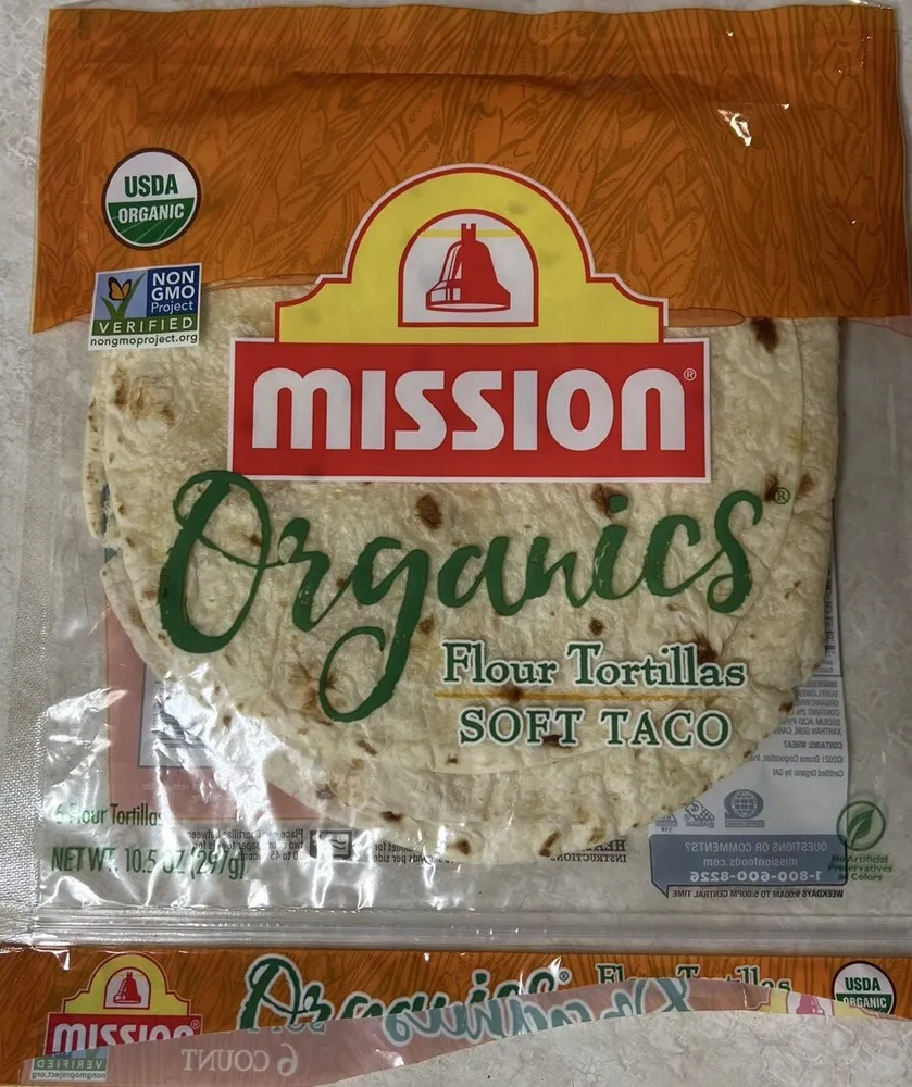 Organic Flour Tortillas Soft Taco