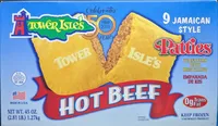 Jamaican style beef patties Hot