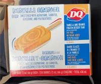 Vanilla orange bar