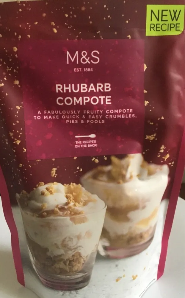 Rhubarb compote