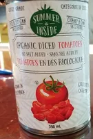 Tomates en dés biologiques