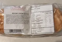 Beigne creme bleuet