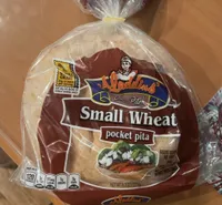 Aladdinas pocket kit small wheat pocket pita