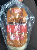 Freshly Baked Plain Bagels