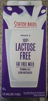 Lactose Free Fat Free Milk