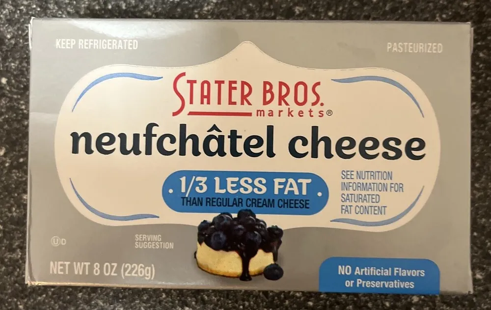 Neufchatel cheese, neufchatel