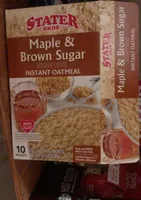 Maple & brown sugar instant oatmeal