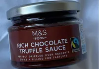 Rich chocolate truffle sauce