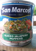 Sliced jalapeno peppers