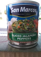 Sliced jalapeno peppers