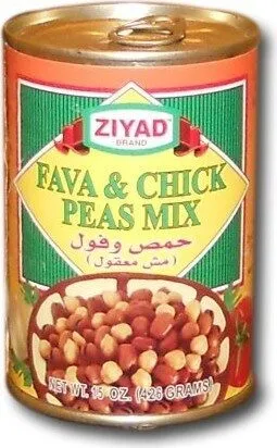 Fava and chick peas mix