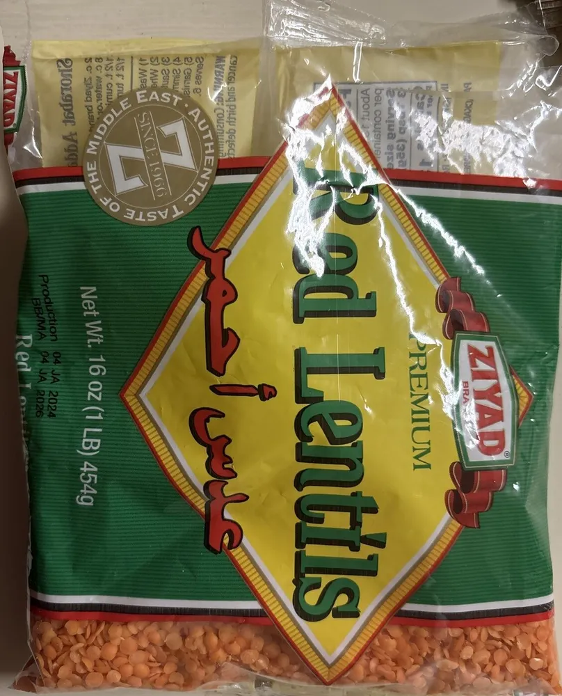 Gourmet red lentils