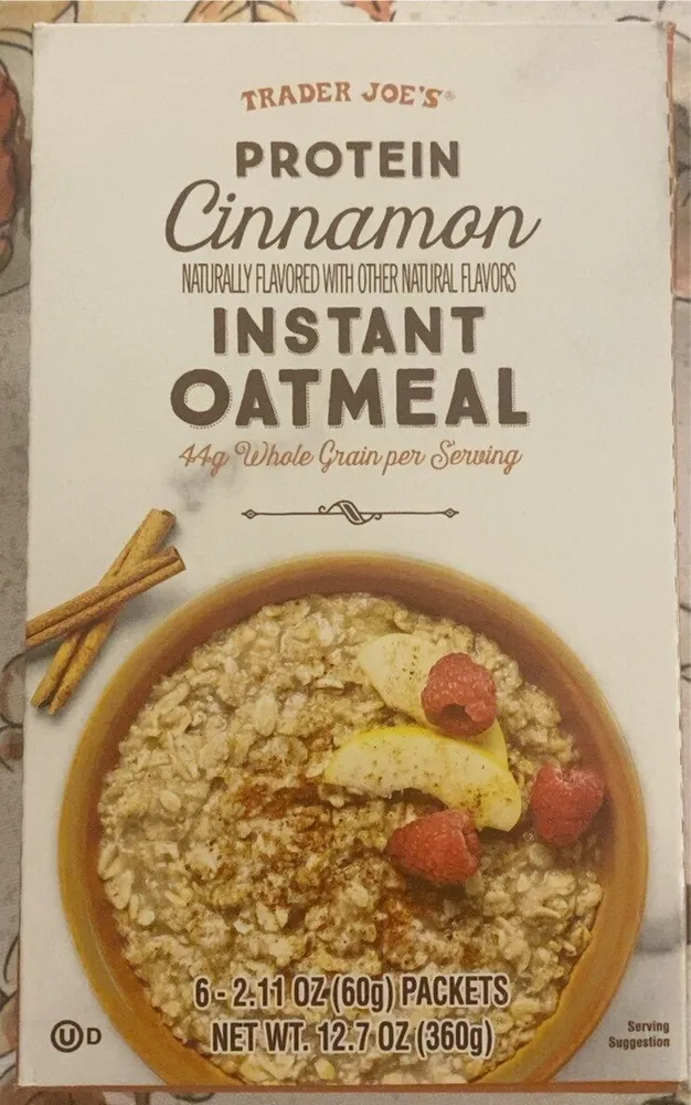 Protein Cinnanmon Instant Oatmeal