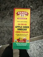 Organic Raw-unfiltered On-the-go Apple Cider Vinegar Liquid Pouches Honey Cayenne