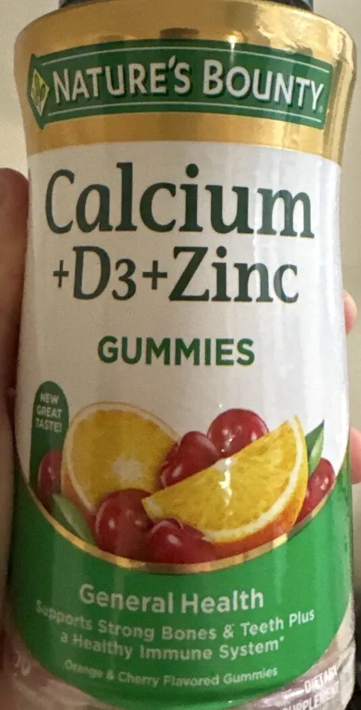 Calcium + D3 + Zinc Gummies