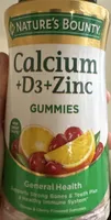 Calcium + D3 + Zinc Gummies