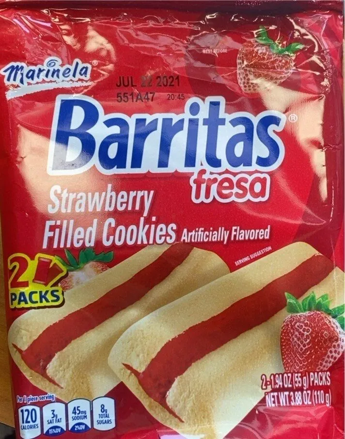 Barritas Fresa