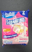Submarinos strawberry creme filled snack cakes